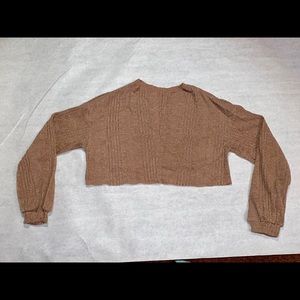 SHEIN cropped soft sweater